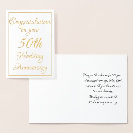 創立50周年 箔カード (ディスプレー)