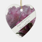 創立57周年記念結婚ピンクシャクシャクナゲ セラミックオーナメント (右)