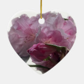 創立57周年記念結婚ピンクシャクシャクナゲ セラミックオーナメント (裏面)