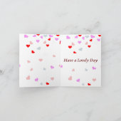 創立7周年記念羊毛銅 カード (内部)