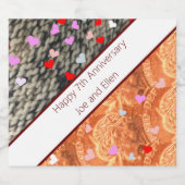 創立7周年記念羊毛銅 スパークリングワインラベル (シングルラベル)