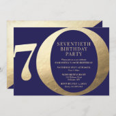 創立70周年招待状 招待状 (正面/裏面)