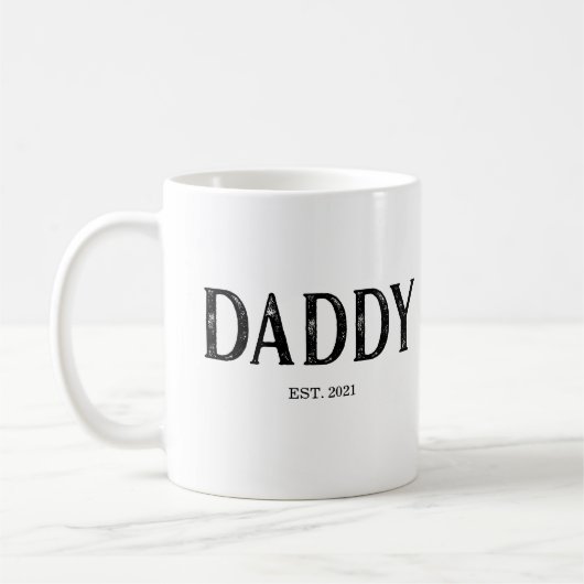 創立〇〇年 Daddy コーヒーマグカップ (左)