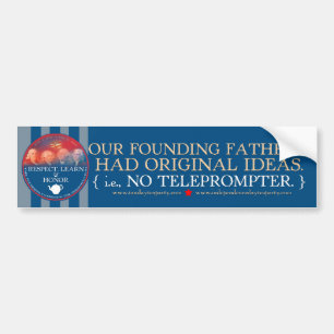 創設者対TOTUSのバンパーステッカー バンパーステッカー