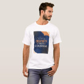 創造には勇気が必要 Tシャツ (正面フル)