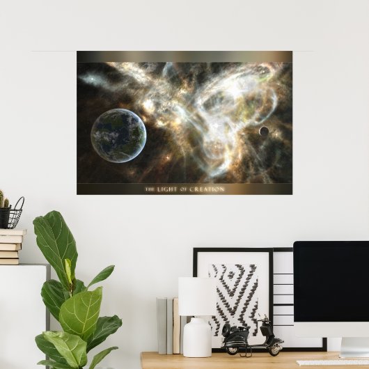 創造の光 ポスター (ホームオフィス)
