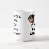 創造の前に神がいた。宗教的 コーヒーマグカップ (中央)