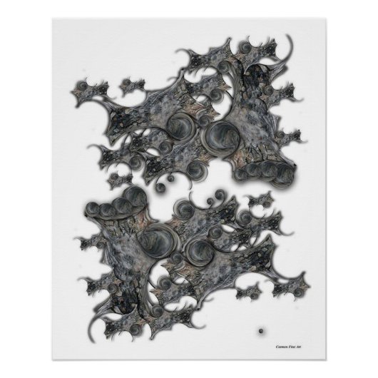 「創造の思静かい出」、光沢のあるポスター ポスター (正面)