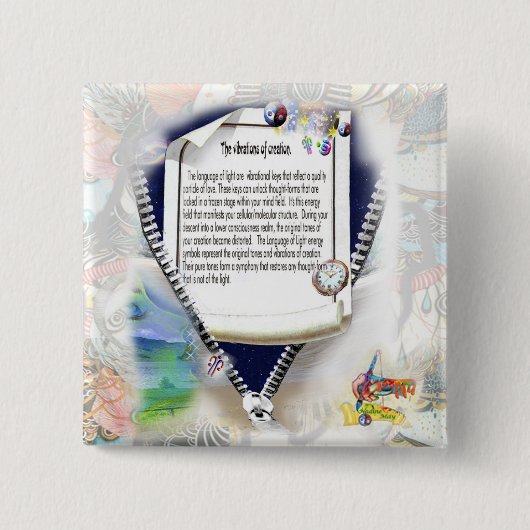 創造の振動 缶バッジ (正面)