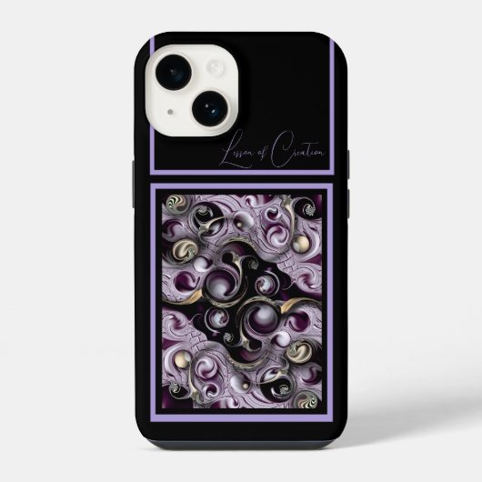 「創造の授業」iPhone 14ケース iPhoneケース (裏面)