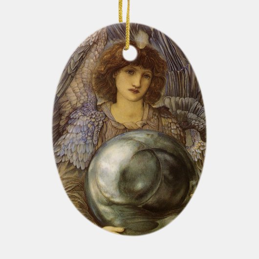 創造の日、Burne Jonesによる初日 セラミックオーナメント (裏面)