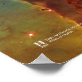 創造の柱イーグルネブラ – ハッブル ポスター (角)