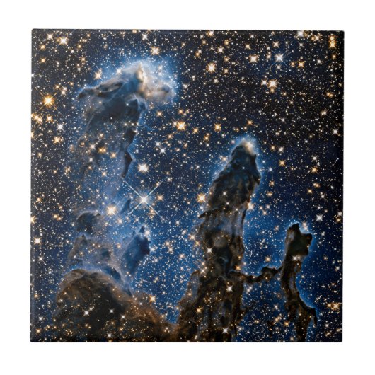 創造の柱 イーグル星雲 近赤外線 タイル (正面)