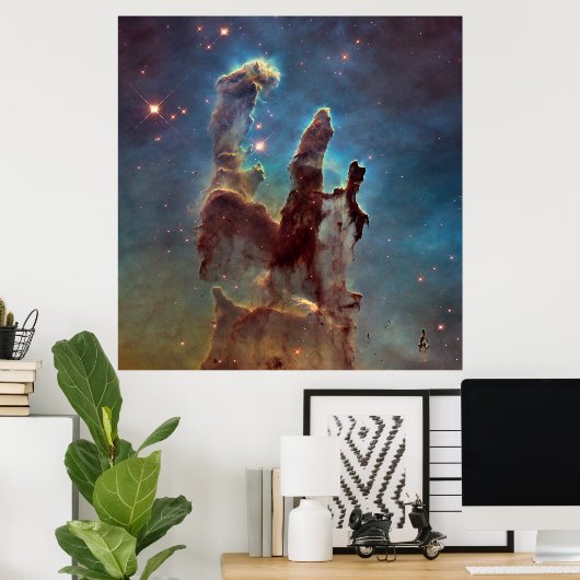 創造の柱 ポスター (ホームオフィス)