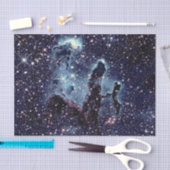 創造の柱 星雲 ブルー スレート ティッシュペーパー 薄葉紙 (クラフト)
