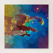 創造の柱、鷲の星雲、点 ジグソーパズル (横)