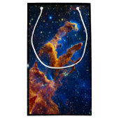 創造の柱 – James Webb NIRCam天文学 スモールペーパーバッグ (裏面)