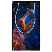 創造の柱 – James Webb NIRCam天文学 スモールペーパーバッグ (正面)