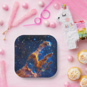 創造の柱 – James Webb NIRCam天文学 ペーパープレート (パーティー)