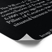 創造の柱(M16)ポスター ポスター (角)