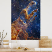 創造の柱 | NIRCam | JWST ポスター (キッチン)