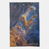 創造の柱James Webb Hi-Res 2022 キッチンタオル (縦)