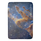 創造の柱James Webb Hi-Res 2022 バスマット (正面縦)
