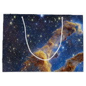 創造の柱James Webb Hi-Res 2022 ラージペーパーバッグ (裏面)