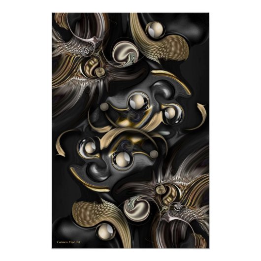 「創造の願い」、光沢のあるポスター ポスター (正面)