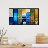 創造の7つの日、最初の行で… ポスター (キッチン)