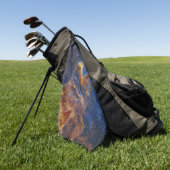 創造イーグル星雲ウェッブ望遠鏡の柱 ゴルフタオル (グリーン)