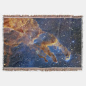 創造イーグル星雲ウェッブ望遠鏡の柱 スローブランケット (正面)