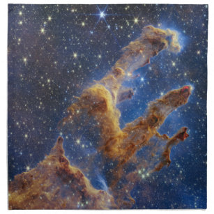 創造イーグル星雲ウェッブ望遠鏡の柱 ナプキンクロス