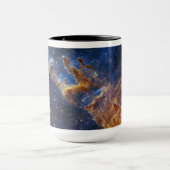 創造イーグル星雲ウェッブ望遠鏡の柱 マグカップ (中央)
