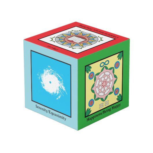 創造エネルギーのシンボル教え フォトキューブ (裏面アングル)