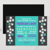 創造バーバルミツワー招待状 招待状 (正面/裏面)