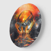 創造主の手に ラージ壁時計 (傾斜)