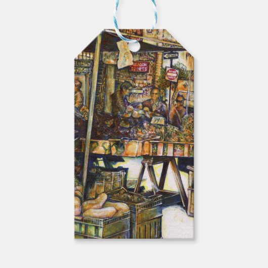 創造性が輝き輝く ギフトタグ (正面)