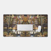 創造性が輝き輝く デスクマット (キーボード&マウス)