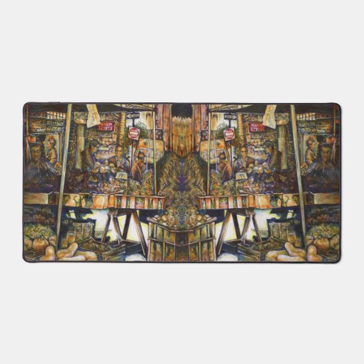 創造性が輝き輝く デスクマット (正面)