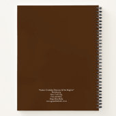 創造性が輝き輝く ノートブック (裏面)