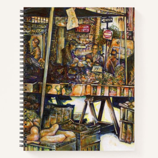 創造性が輝き輝く ノートブック (正面)