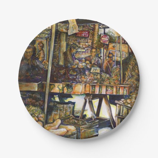 創造性が輝き輝く ペーパープレート (正面)