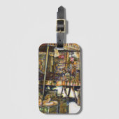 創造性が輝き輝く ラゲッジタグ (正面縦)