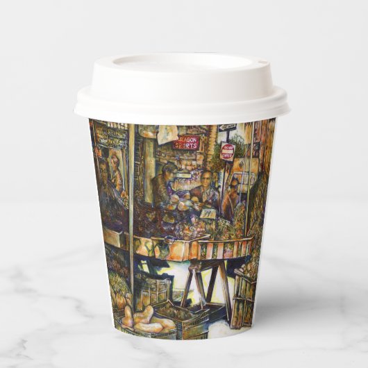 創造性が輝き輝く 紙コップ (正面)