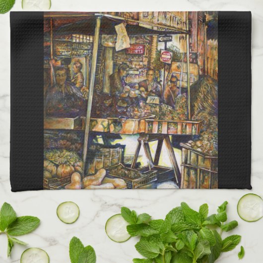 創造性が輝く キッチンタオル (折り畳み)