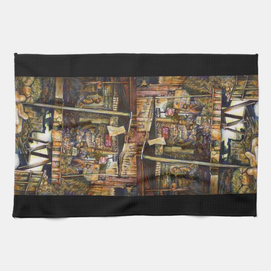 創造性が輝く キッチンタオル (横)