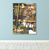 創造性が輝く キャンバスプリント (インサイチュ (ウッドフロア))