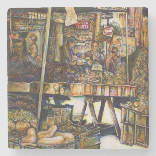 創造性が輝く ストーンコースター (正面)