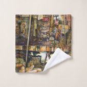 創造性が輝く バスタオルセット (ウォッシュタオル)